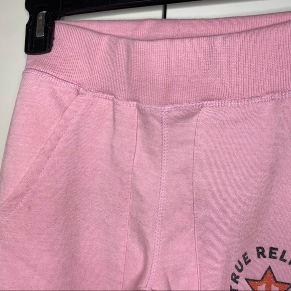 NWT Girl’s True Religion Fleece Graphic Joggers - Picture 4 of 10